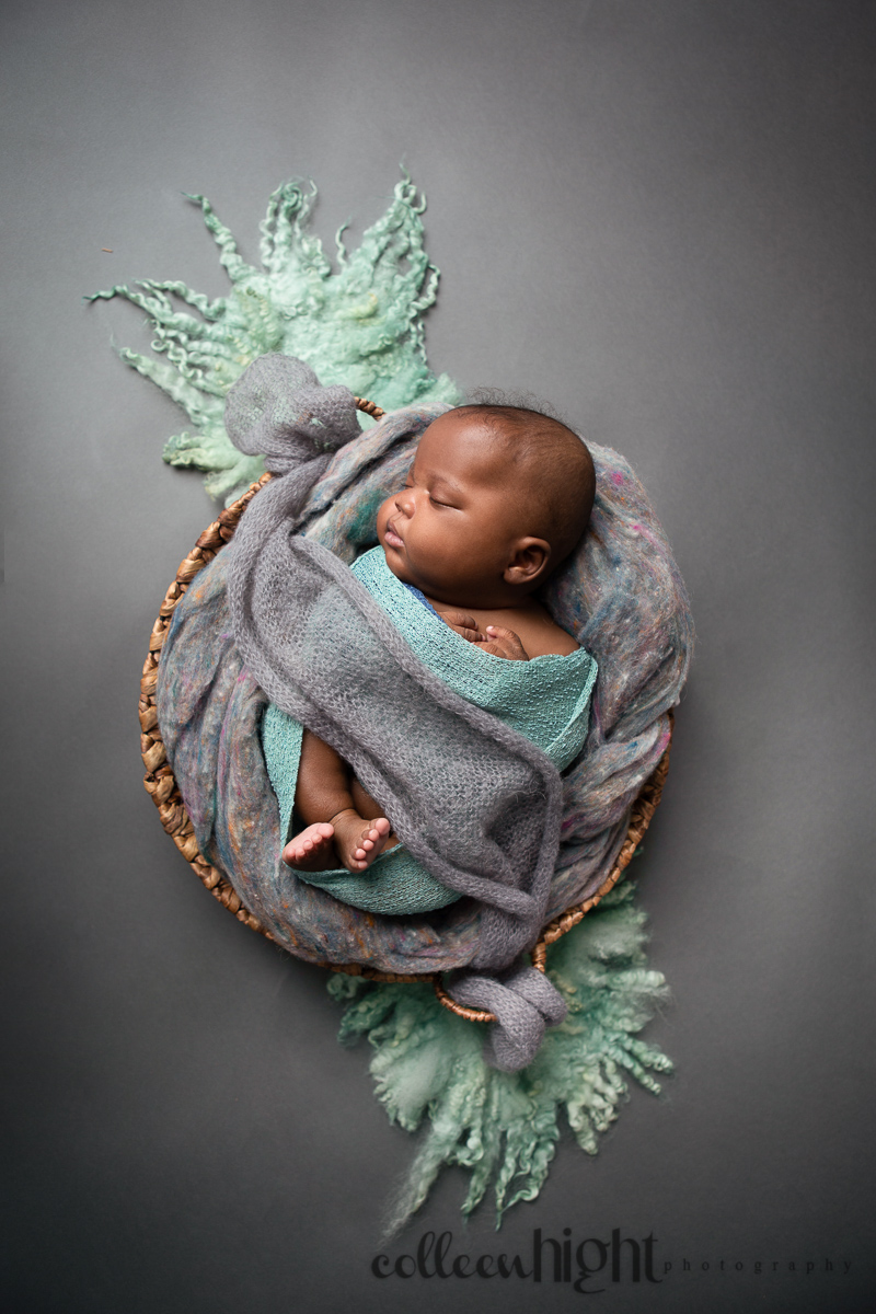 Newborn Baby Boy Portrait from Suwanee Ga Studio Session